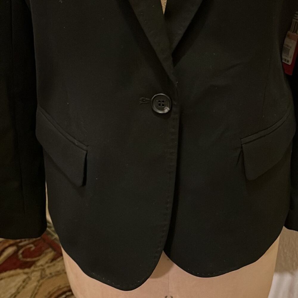 Women's Vince Camuto Black One Button Blazer Jacket NWT Size 10 - Picture 5 of 13